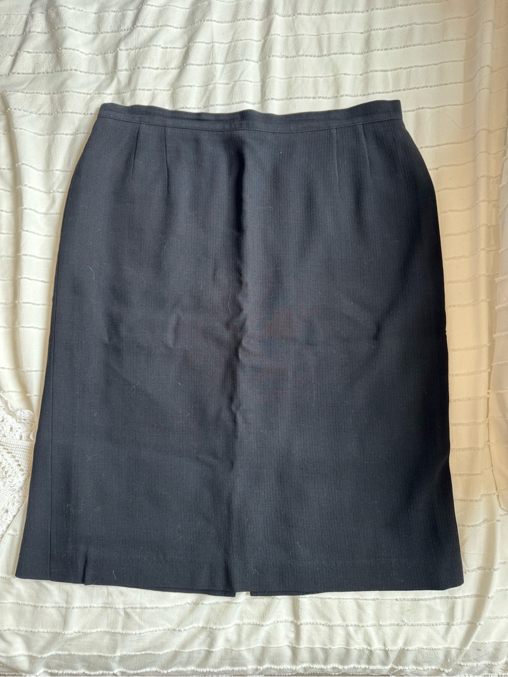 Vintage Classic Black Pencil Skirt